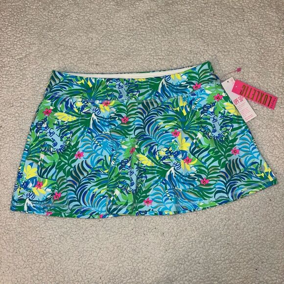 Lilly Pulitzer Luxletic Women’s Aila Golf Skort Via Parigi Size Large NWT